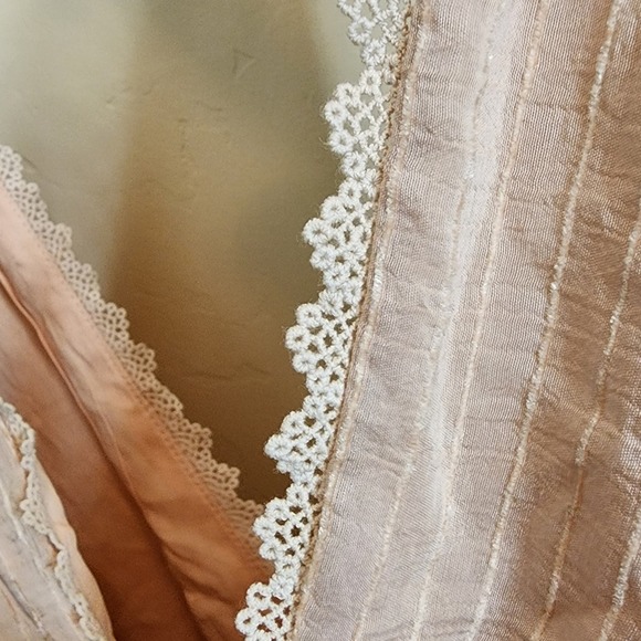 Lulu's blush pink tie strap tiered babydoll dress, small, NWT - Picture 10 of 10